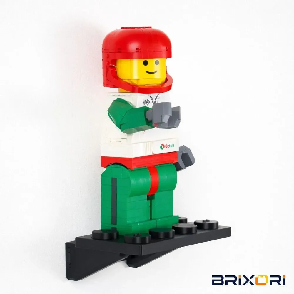 Wall Mount Display for LEGO Upscaled Racing Driver - 40819
